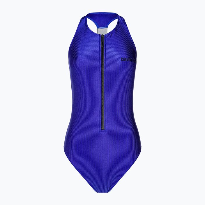 Dámské jednodílné plavky  Calvin Klein Racerback One Piece midnight lagoon