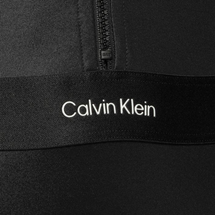 Dámské jednodílné plavky  Calvin Klein Long Sleeve One Piece black 4