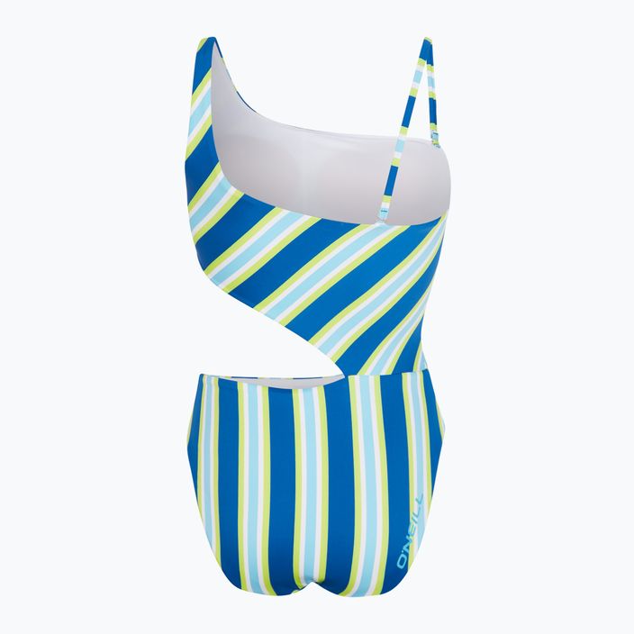 Dámské jednodílné plavky O'Neill Poppy blue towel stripe 2