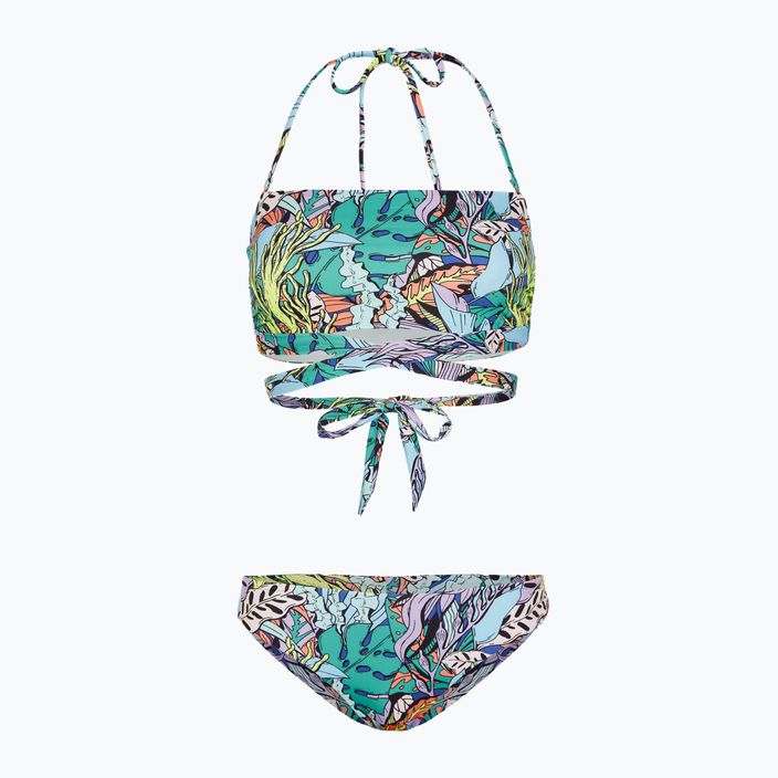 Dámské dvoudílné plavky O'Neill Jen Maoi Bikini modré komické mořské řasy