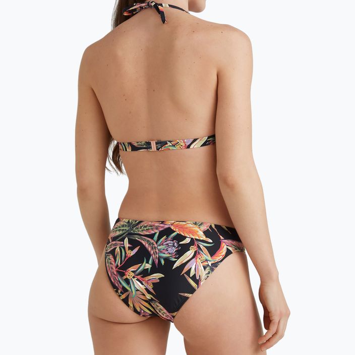 Dámské dvoudílné plavky O'Neill Marga Rita Bikini black tropical flower 4
