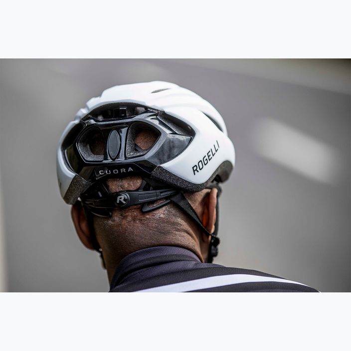 Cyklistická helma Rogelli Cuora white/black 13