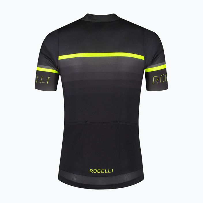 Pánský cyklistický dres    Rogelli Hero II yellow/black/grey 4