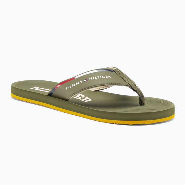 Pánské žabky Tommy Hilfiger Comfort Beach Sandal military green