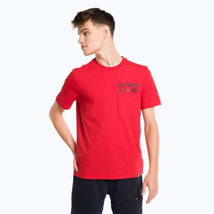 Pánské tričko Tommy Hilfiger Graphic Tee červená