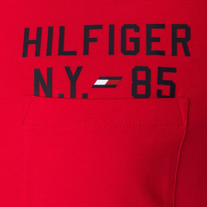 Pánské tričko Tommy Hilfiger Graphic Tee červená 7
