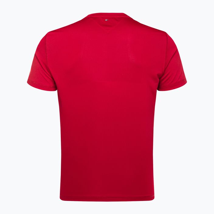 Pánské tričko Tommy Hilfiger Graphic Training červené 6