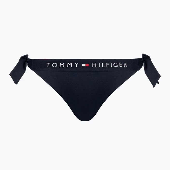 Tommy Hilfiger Spodní díl modrých plavek Side Tie Cheeky