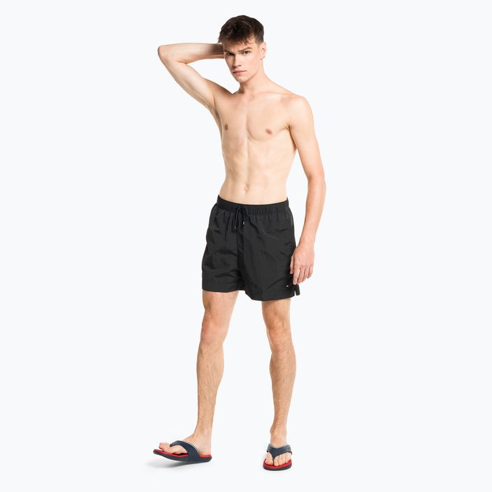 Pánské plavecké šortky Tommy Hilfiger Medium Drawstring black 6