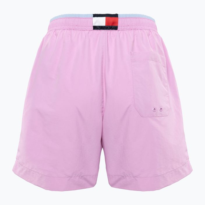 Pánské plavecké šortky  Tommy Hilfiger Medium Drawstring sweet pea pink 2