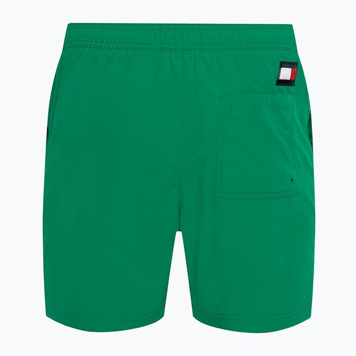 Pánské plavecké šortky  Tommy Hilfiger SF Medium Drawstring olympic green 2