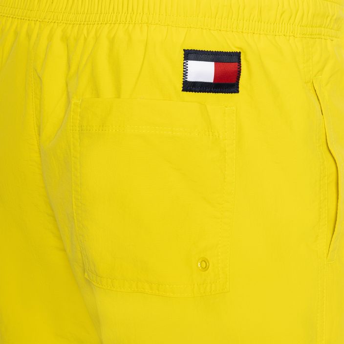 Pánské plavecké šortky  Tommy Hilfiger SF Medium Drawstring valley yellow 4