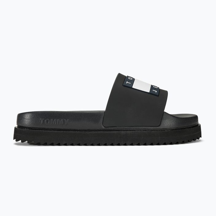 Dámské nazouváky   Tommy Jeans Elevated Flatform Slide black 2