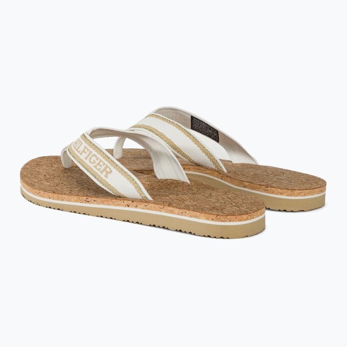 Dámské žabky  Tommy Hilfiger Cork Beach Sandal harvest wheat 3