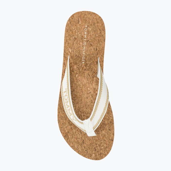 Dámské žabky  Tommy Hilfiger Cork Beach Sandal harvest wheat 6