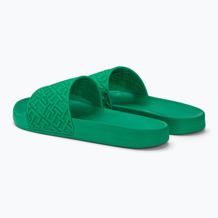 Dámské nazouváky  Tommy Hilfiger Monogram Pool Slide olympic green 3