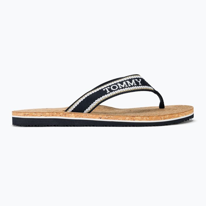 Dámské žabky  Tommy Hilfiger Cork Beach Sandal space blue 2