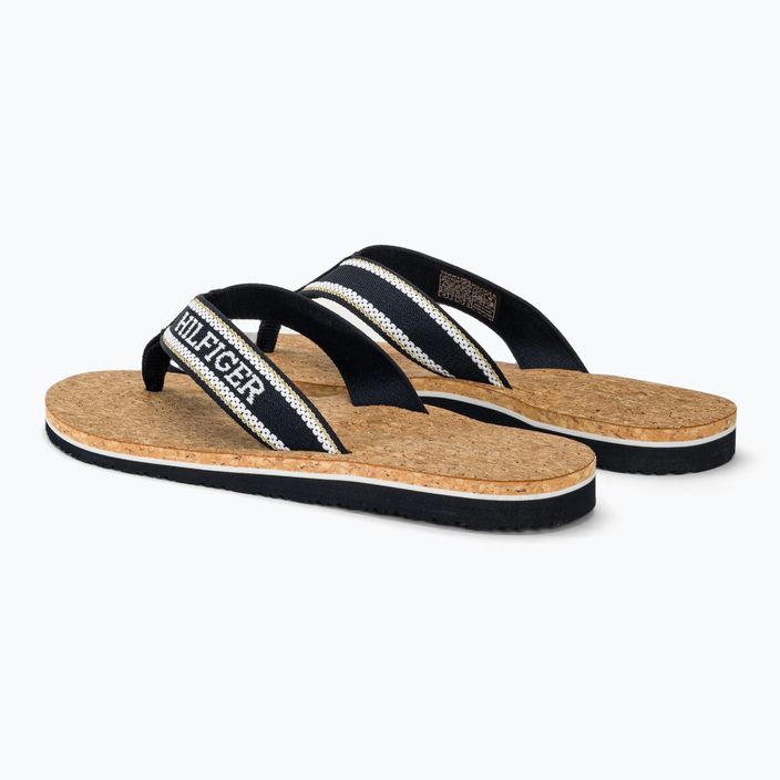 Dámské žabky  Tommy Hilfiger Cork Beach Sandal space blue 3