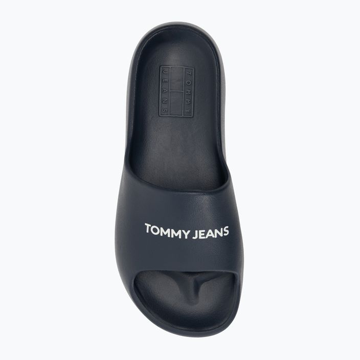 Dámské nazouváky   Tommy Jeans Chunky Flatform Slide dark night navy 5