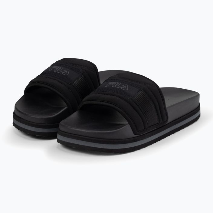 Dámské žabky FILA Morro Bay Zeppa Lounge black/black 8