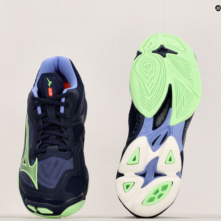 Pánská volejbalová obuv Mizuno Wave Lightning Z7 evening blue / tech green / lolite 10