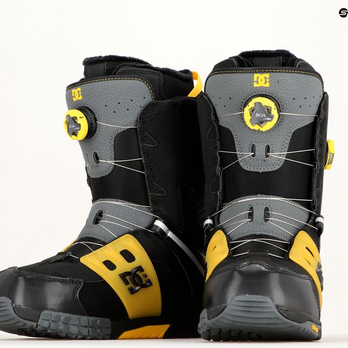 Pánské boty na snowboard DC Phantom black/yellow 9