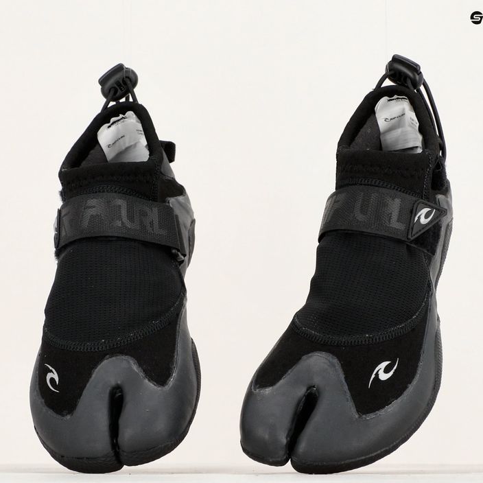 Pánské neoprenové boty  Rip Curl Reefer Boot 1.5 mm S/Toe black/charcoal 10