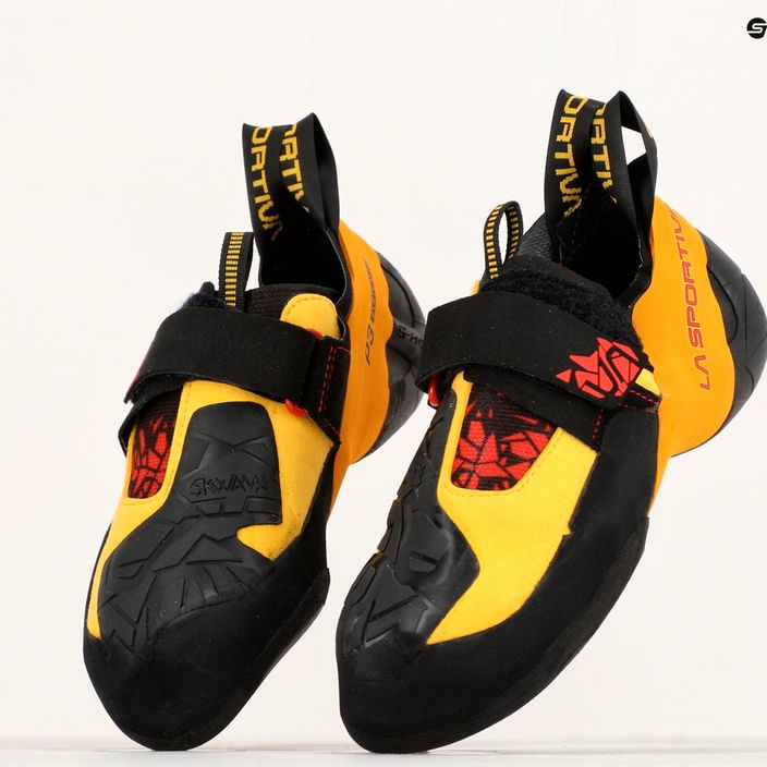 La Sportiva pánská lezecká obuv Skwama black/yellow 16