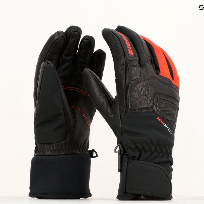 ZIENER Glyxus AS nové červené lyžařské rukavice 3