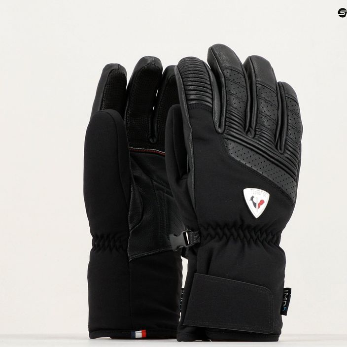 Rossignol Concept Lth Impr G pánské lyžařské rukavice černé 8