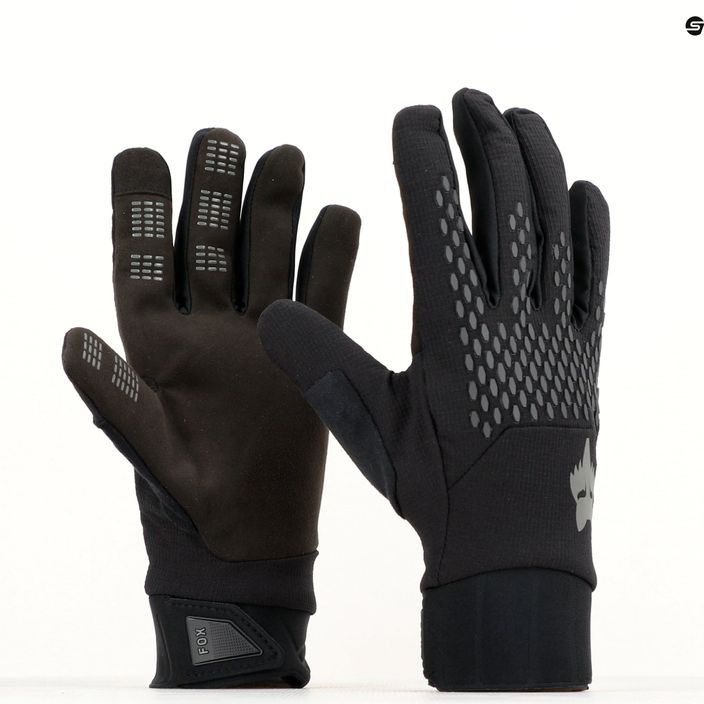 Fox Racing Defend Pro Winter černé cyklistické rukavice 9