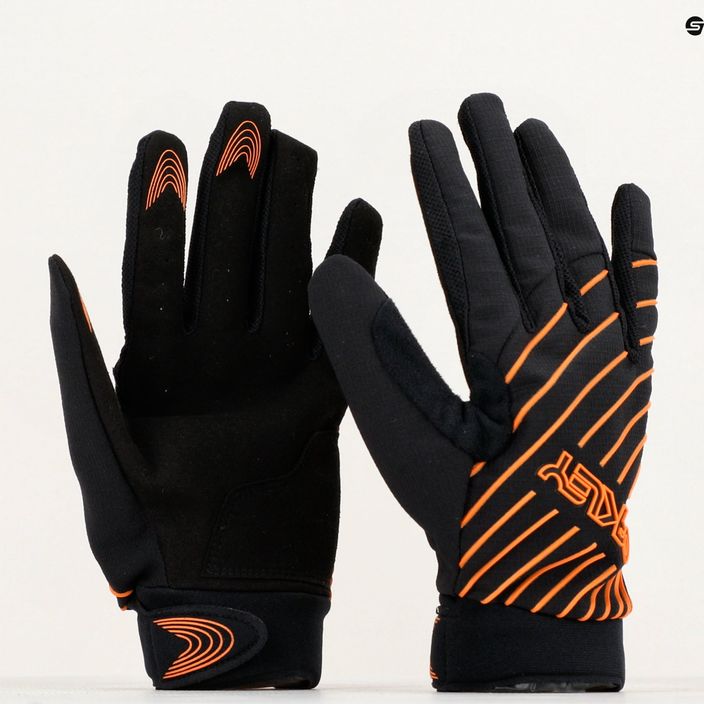 Oakley Drop In Mtb Glove 2.0 pánské cyklistické rukavice černo-oranžové FOS901323 3