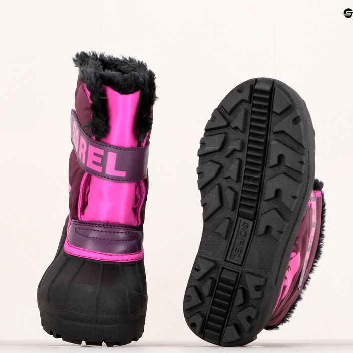 Dětské trekové boty Sorel Snow Commander purple dahlia/groovy pink 14
