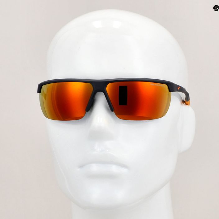 Sluneční brýle Nike Tempest matte gridiron/total orange brown w/orange 8