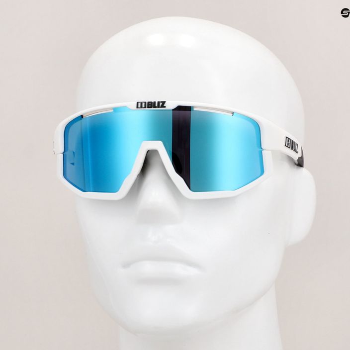 Bliz Vision S3 matné bílé/kouřově modré brýle pro více kol 9