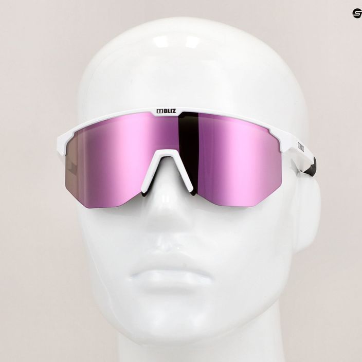 Cyklistické brýle Bliz Hero S3 matné bílé/hnědé růžové multi 13