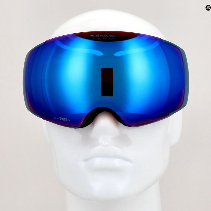 Quiksilver Greenwood S3 majolica blue / clux red mi snowboardové brýle 10