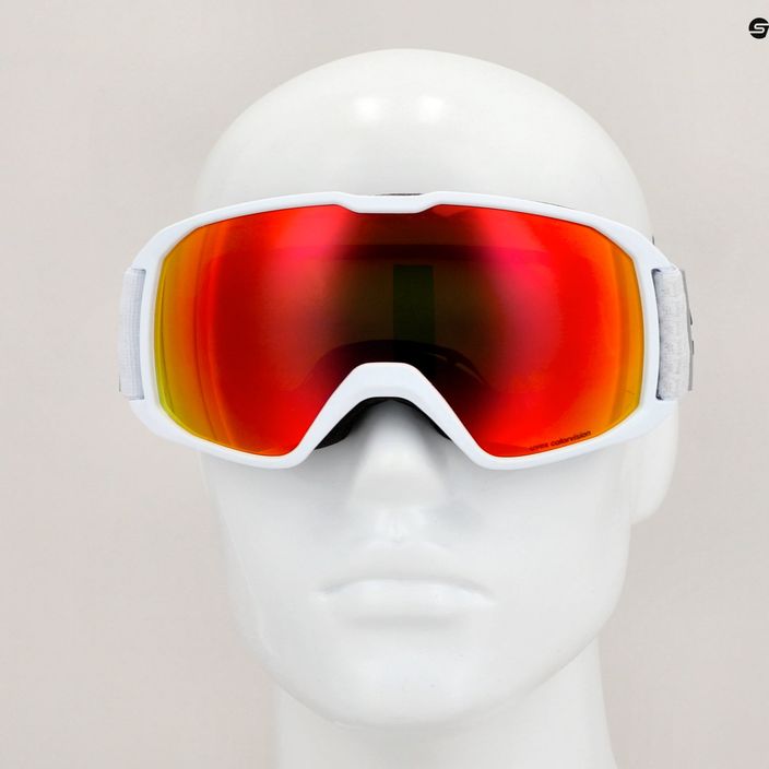 UVEX Xcitd CV S2 lyžařské brýle white matt/morror rose/colorvision green 6
