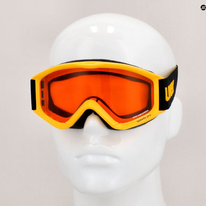 Dětské lyžařské brýle UVEX Speedy Pro yellow/lasergold 6
