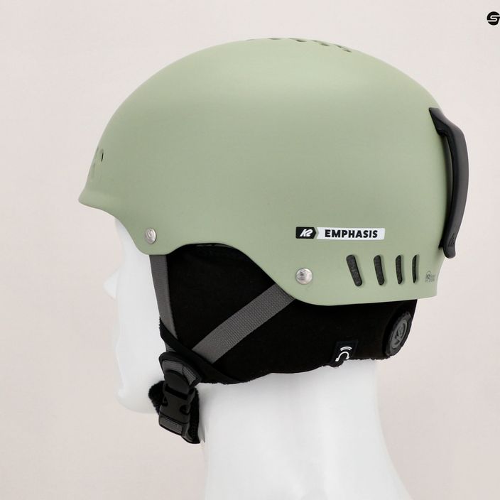 Lyžařská helma K2 Emphasis sage 8