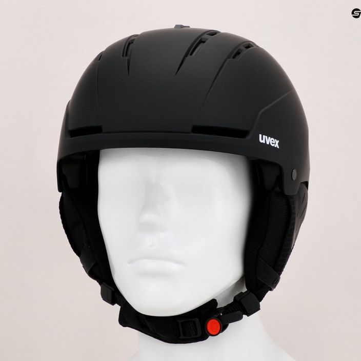 Lyžařská helma UVEX Stance Mips black matte 12