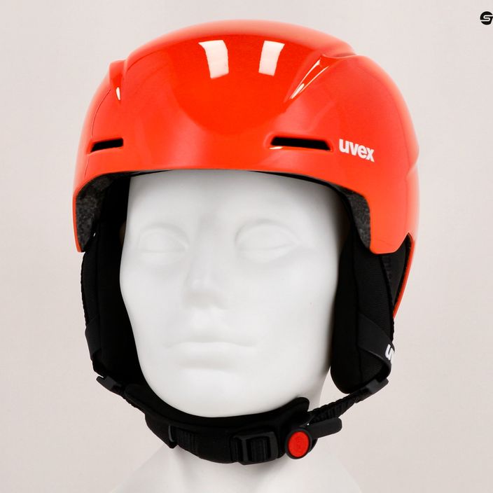 Dětská lyžařská helma UVEX Viti fierce red 12
