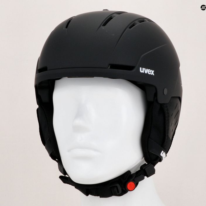 Lyžařská helma UVEX Stance black matte 11