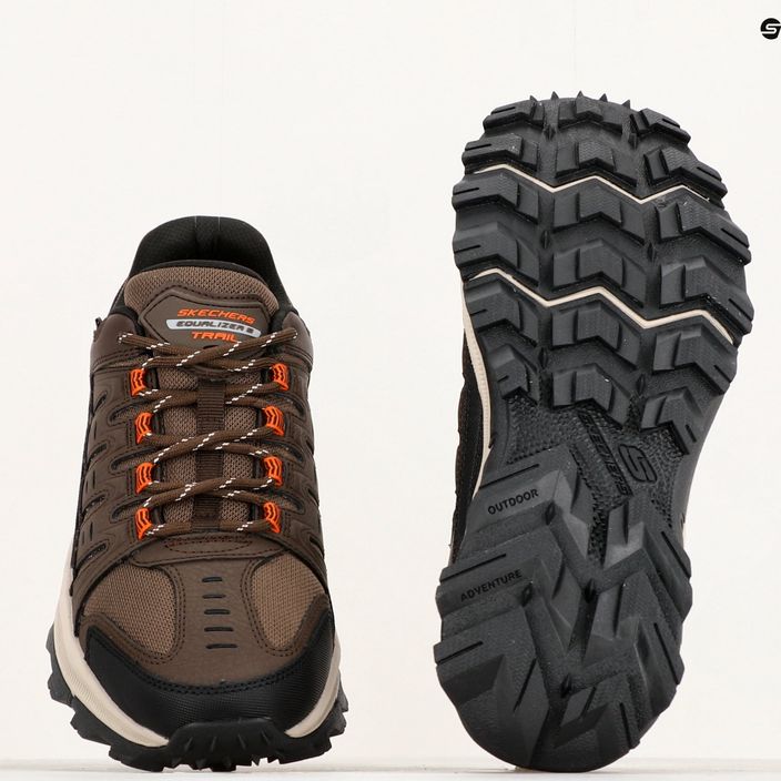 Pánská treková obuv SKECHERS Equalizer 5.0 Trail Solix brown/orange 14