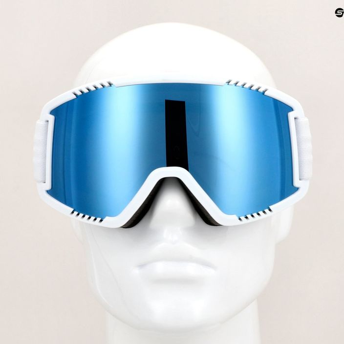 Lyžařské brýle HEAD Contex modré/bílé 3