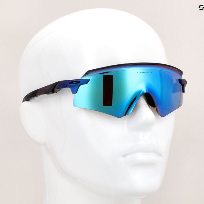 Sluneční brýle Oakley Encoder matte cyan/blue colorshift/prizm sapphire 12