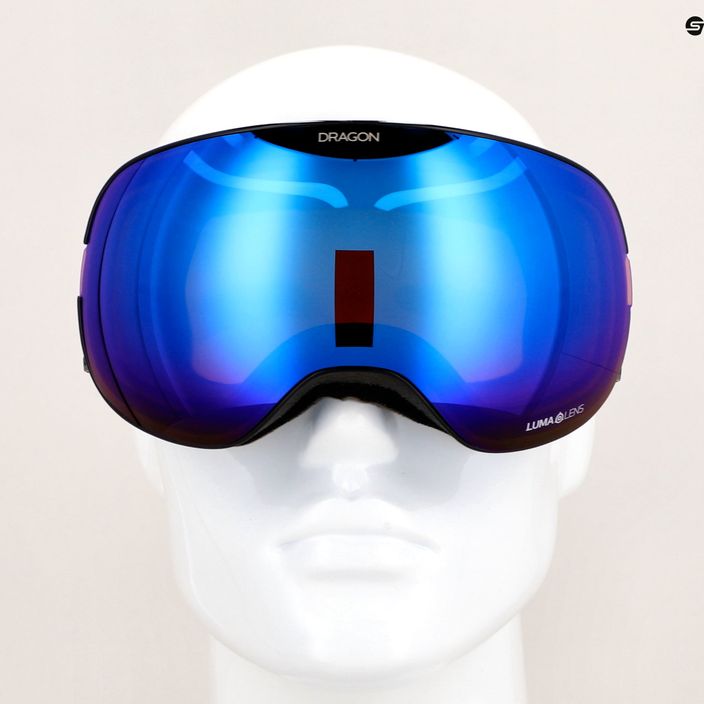 Lyžařské brýle DRAGON X2 icon blue/lumalens blue ion/amber 11