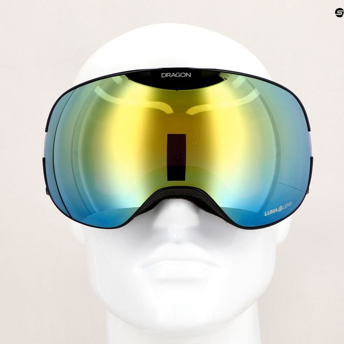 Lyžařské brýle DRAGON X2 classic grey/lumalens gold ion/amber 12
