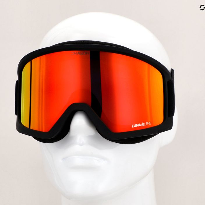 Lyžařské brýle DRAGON DX3 L OTG black/lumalens red ion 6