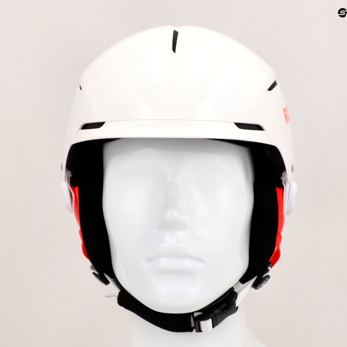 Lyžařská helma Rossignol Hero Slalom Impacts + Chinguard bílá 13